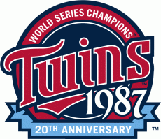 Minnesota Twins 2007 Champion Logo heat sticker