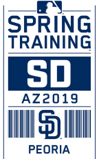 San Diego Padres 2019 Event Logo heat sticker