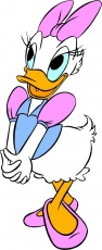 Donald Duck Logo 58 heat sticker
