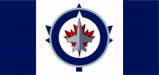 Winnipeg Jets Flag001 logo heat sticker