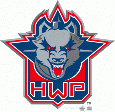 Hartford Wolf Pack 2009 Alternate Logo heat sticker