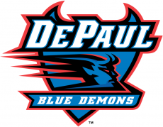 DePaul Blue Demons 1999-Pres Primary Logo custom vinyl decal