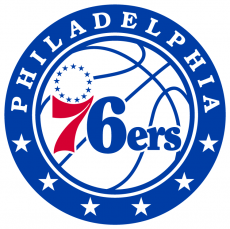 Philadelphia 76ers 2015-2016 Pres Primary Logo heat sticker