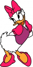 Donald Duck Logo 36 heat sticker