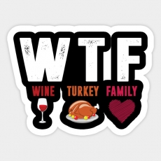 Thanksgiving Day Logo 26 heat sticker