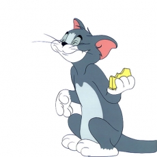 Tom and Jerry Logo 09 heat sticker