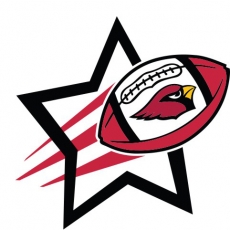 Arizona Cardinals Football Goal Star logo heat sticker
