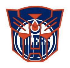 Autobots Edmonton Oilers logo heat sticker