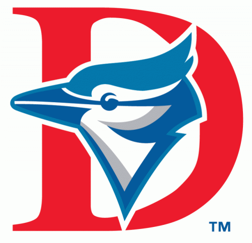 Dunedin Blue Jays 1997-2003 Alternate Logo heat sticker