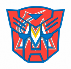 Autobots Miami Marlins logo heat sticker