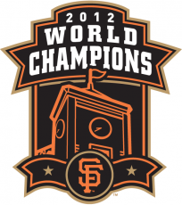 San Francisco Giants 2012 Champion Logo heat sticker