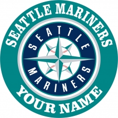 Seattle Mariners Customized Logo heat sticker