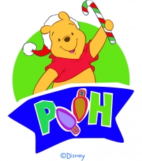 Disney Pooh Logo 22 heat sticker