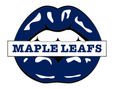 Toronto Maple Leafs Lips Logo heat sticker