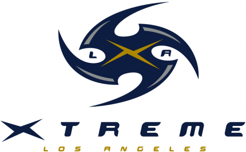 Los Angeles Xtreme 2001 Alternate Logo 2 heat sticker