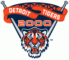 Detroit Tigers 2000 Stadium Logo heat sticker