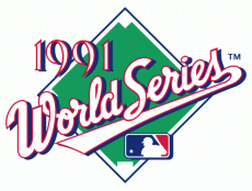 MLB World Series 1991 Logo heat sticker
