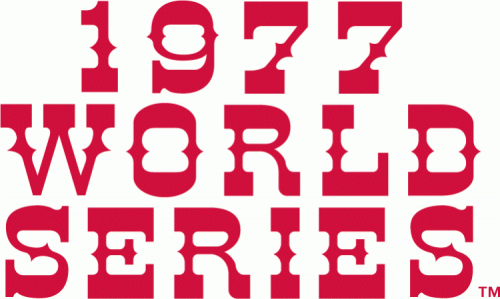 MLB World Series 1977 Logo heat sticker