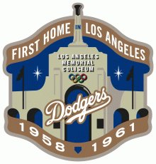 Los Angeles Dodgers 2008 Stadium Logo custom vinyl decal