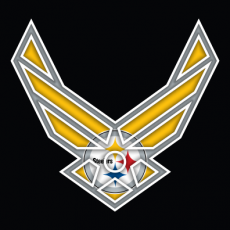Airforce Pittsburgh Steelers Logo heat sticker