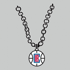 Los Angeles Clippers Necklace logo custom vinyl decal