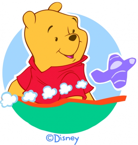 Disney Pooh Logo 07 custom vinyl decal