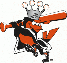 Baltimore Orioles 1967 Champion Logo heat sticker