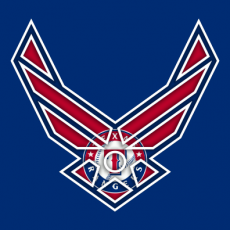 Airforce Texas Rangers Logo heat sticker