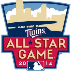 MLB All-Star Game 2014 Logo heat sticker