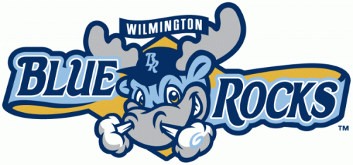 Wilmington Blue Rocks 2010-Pres Primary Logo heat sticker