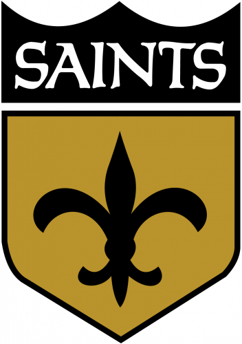 New Orleans Saints 1967-1984 Alternate Logo 01 custom vinyl decal