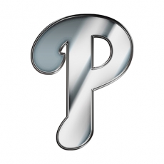 Philadelphia Phillies Silver Logo custom vinyl decal