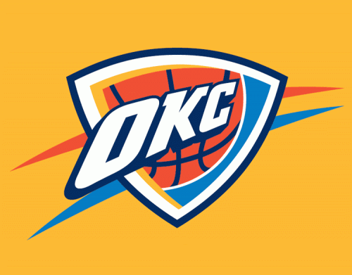Oklahoma City Thunder 2008-2009 Pres Partial Logo heat sticker