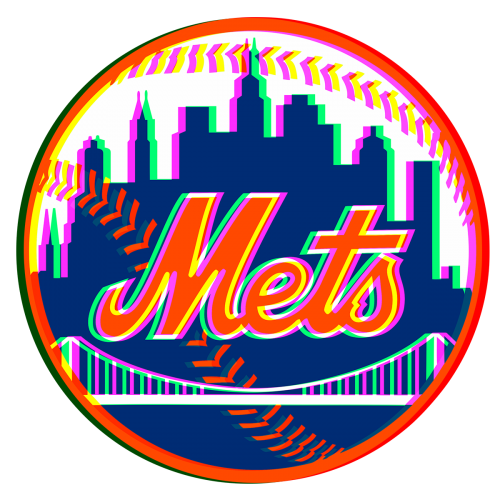 Phantom New York Mets logo custom vinyl decal
