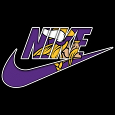 Minnesota Vikings Nike logo heat sticker
