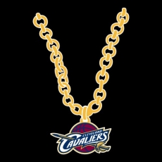 Cleveland Cavaliers Necklace logo custom vinyl decal