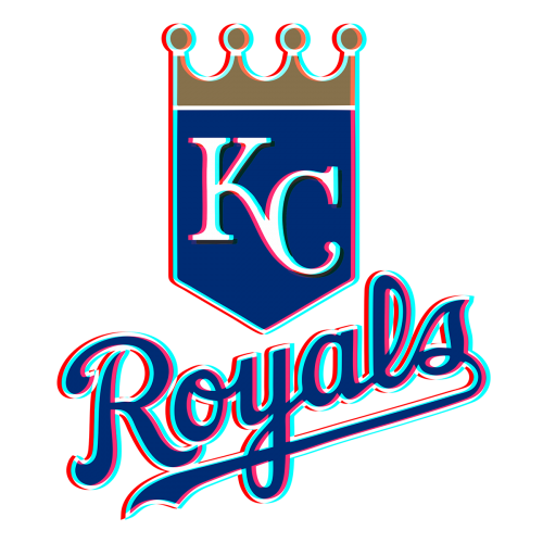 Phantom Kansas City Royals logo heat sticker