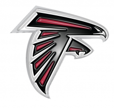 Atlanta Falcons Plastic Effect Logo heat sticker
