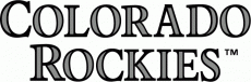 Colorado Rockies 1993-Pres Wordmark Logo custom vinyl decal