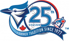 Toronto Blue Jays 2001 Anniversary Logo heat sticker