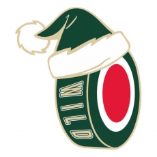 Minnesota Wild Hockey ball Christmas hat logo custom vinyl decal
