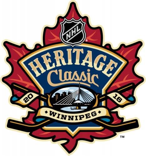 NHL Heritage Classic 2016-2017 Logo heat sticker
