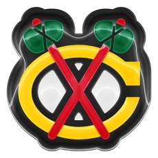 Chicago Blackhawks Crystal Logo heat sticker