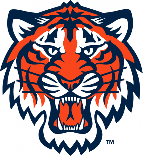 Detroit Tigers 1994-2006 Partial Logo heat sticker