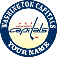 Washington Capitals Customized Logo custom vinyl decal