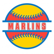Baseball Miami Marlins Logo heat sticker