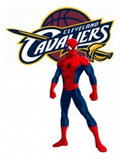 Cleveland Cavaliers Spider Man Logo heat sticker