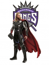 Sacramento Kings Thor Logo heat sticker