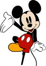Mickey Mouse Logo 19 heat sticker