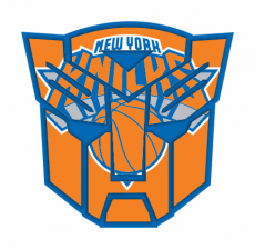 Autobots New York Knicks logo heat sticker
